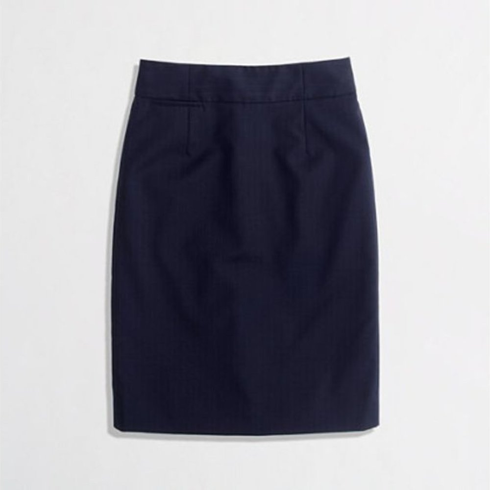 J.Crew Wool Mini Pencil Skirt